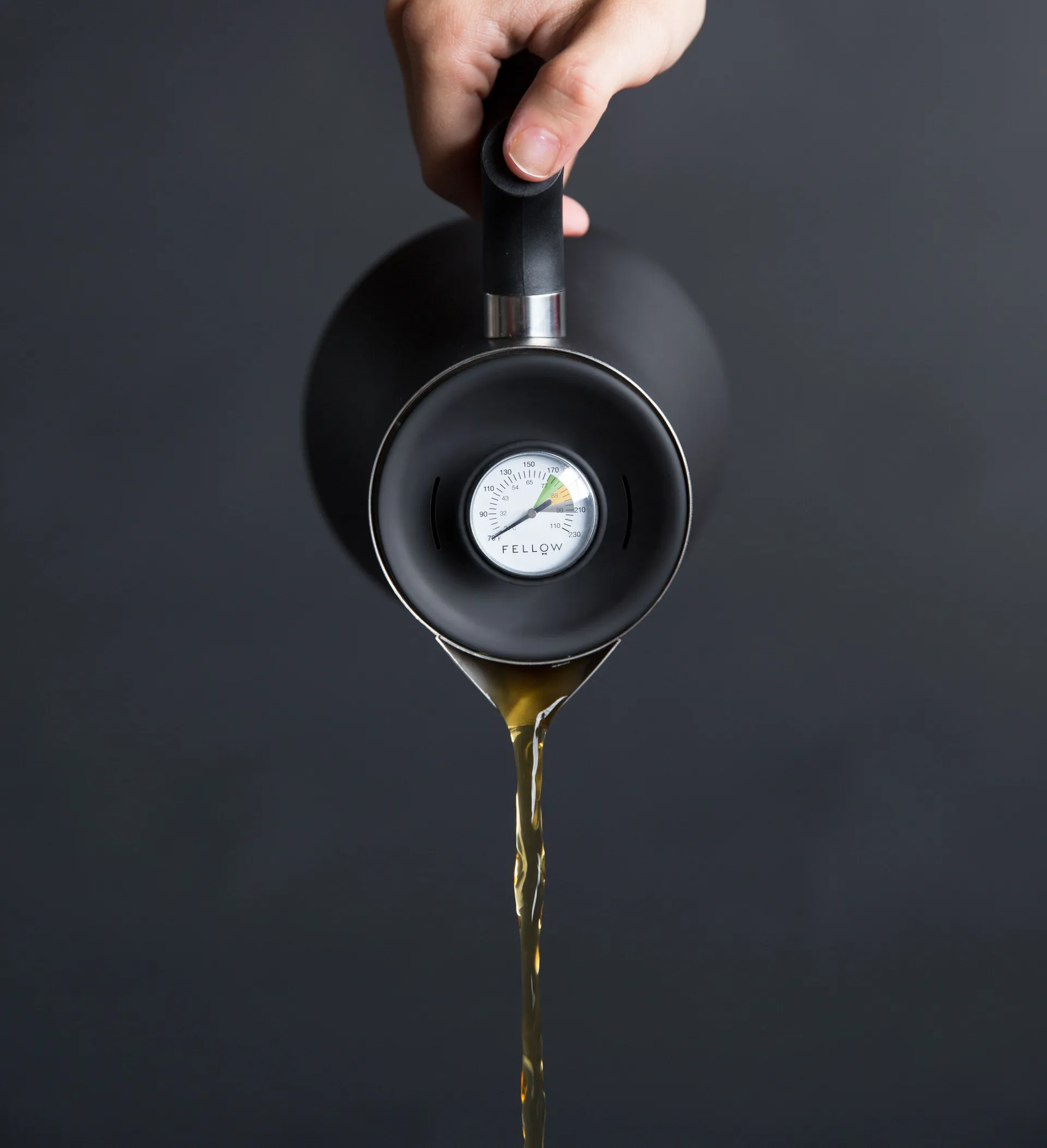 Tetera para vitrocerámica Raven 1 L, Matte black Fellow