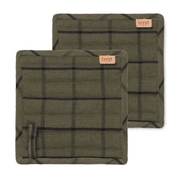 2 Agarradores Hale - verde-negro - Ferm Living