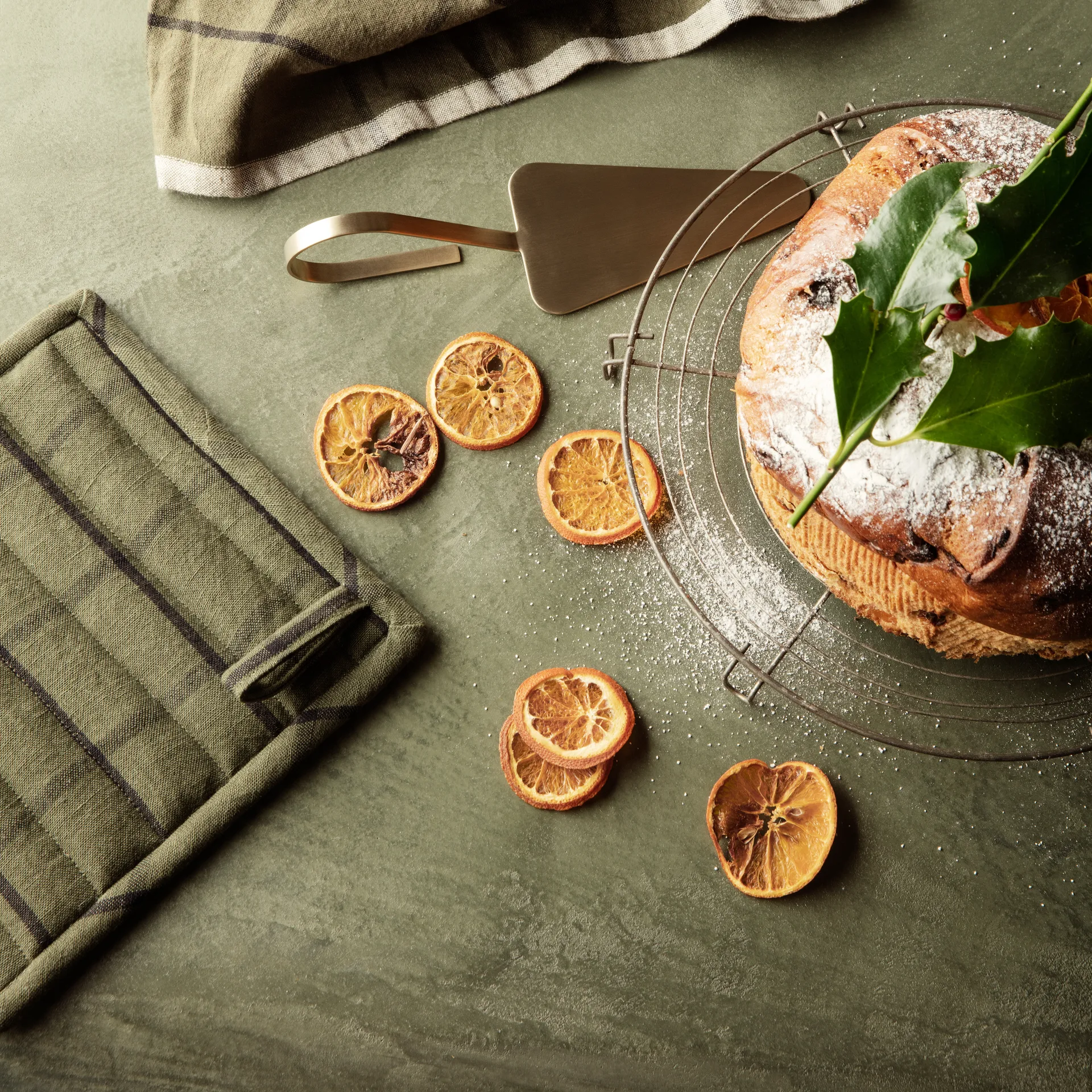 2 Agarradores Hale, verde-negro Ferm Living