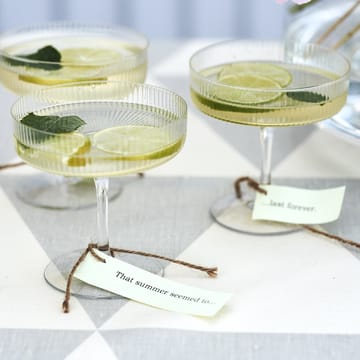2 Copas de champán Ripple - transparente - ferm LIVING