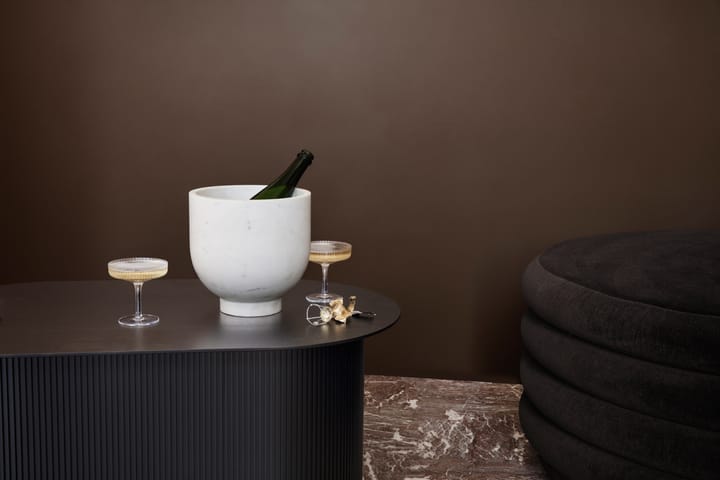 2 Copas de champán Ripple, transparente Ferm Living