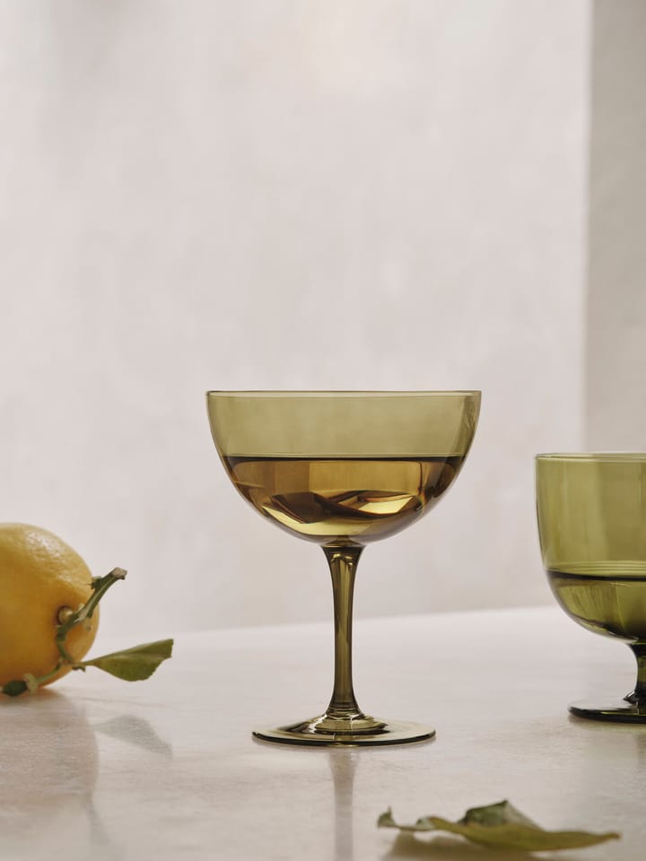 2 Copas de cóctel Host 24 cl, Moss green Ferm Living