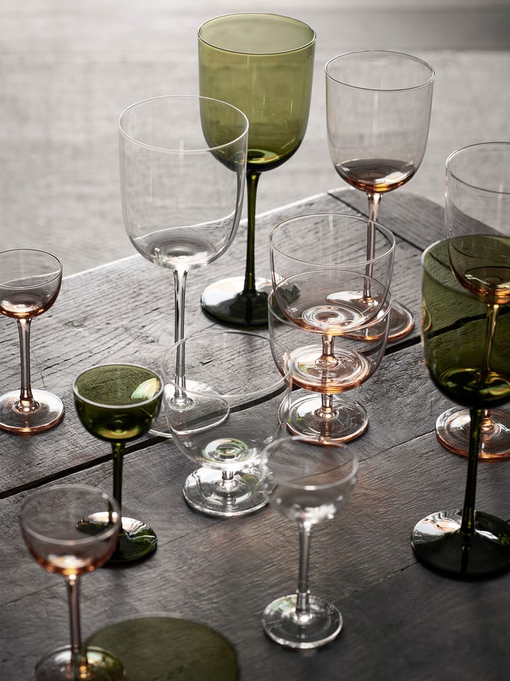 2 Copas de vino tinto Host 36 cl - Verde musgo - ferm LIVING