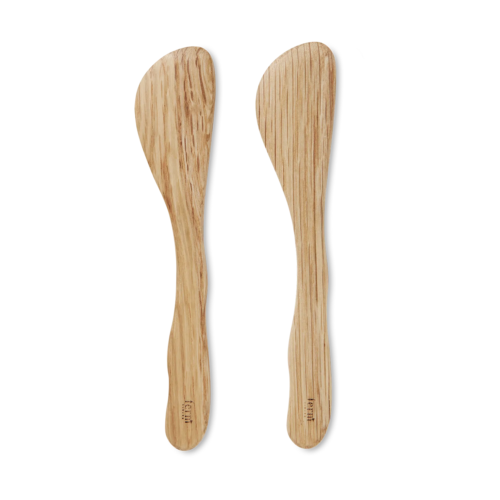 2 Cuchillos de mantequilla Cairn, Oak Ferm Living