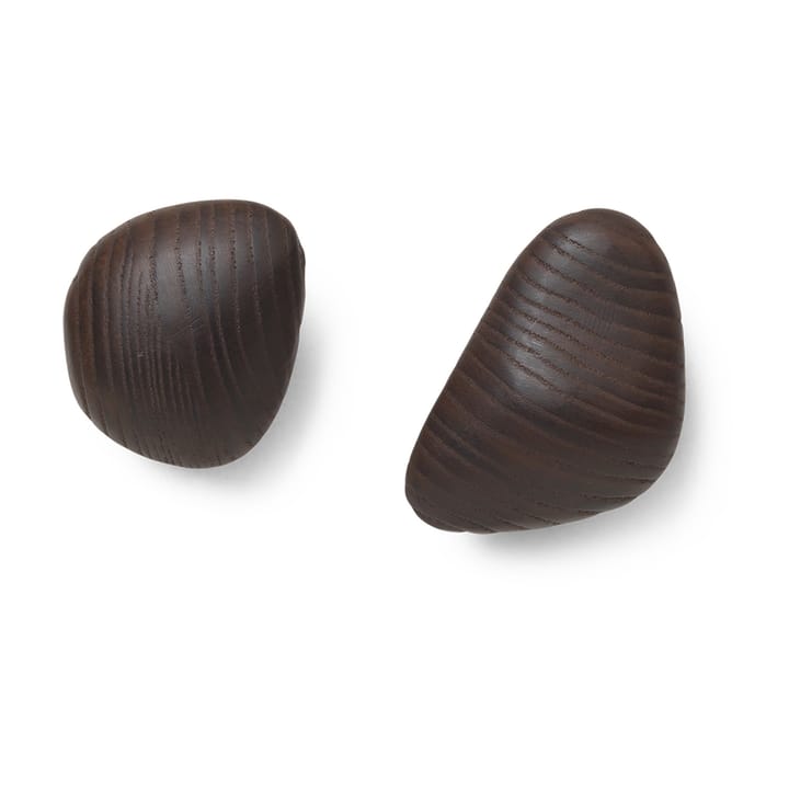 2 Ganchos Cairn - Dark Brown - Ferm Living