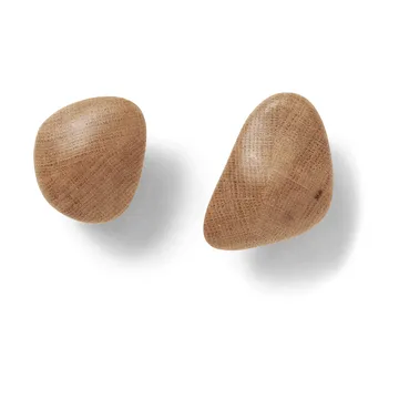 2 Ganchos Cairn - Oak - Ferm Living