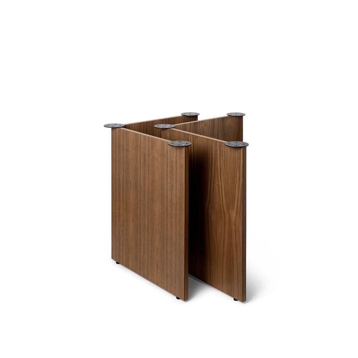 2 Patas de mesa Mingle - Walnut veneer, w68 - Ferm Living