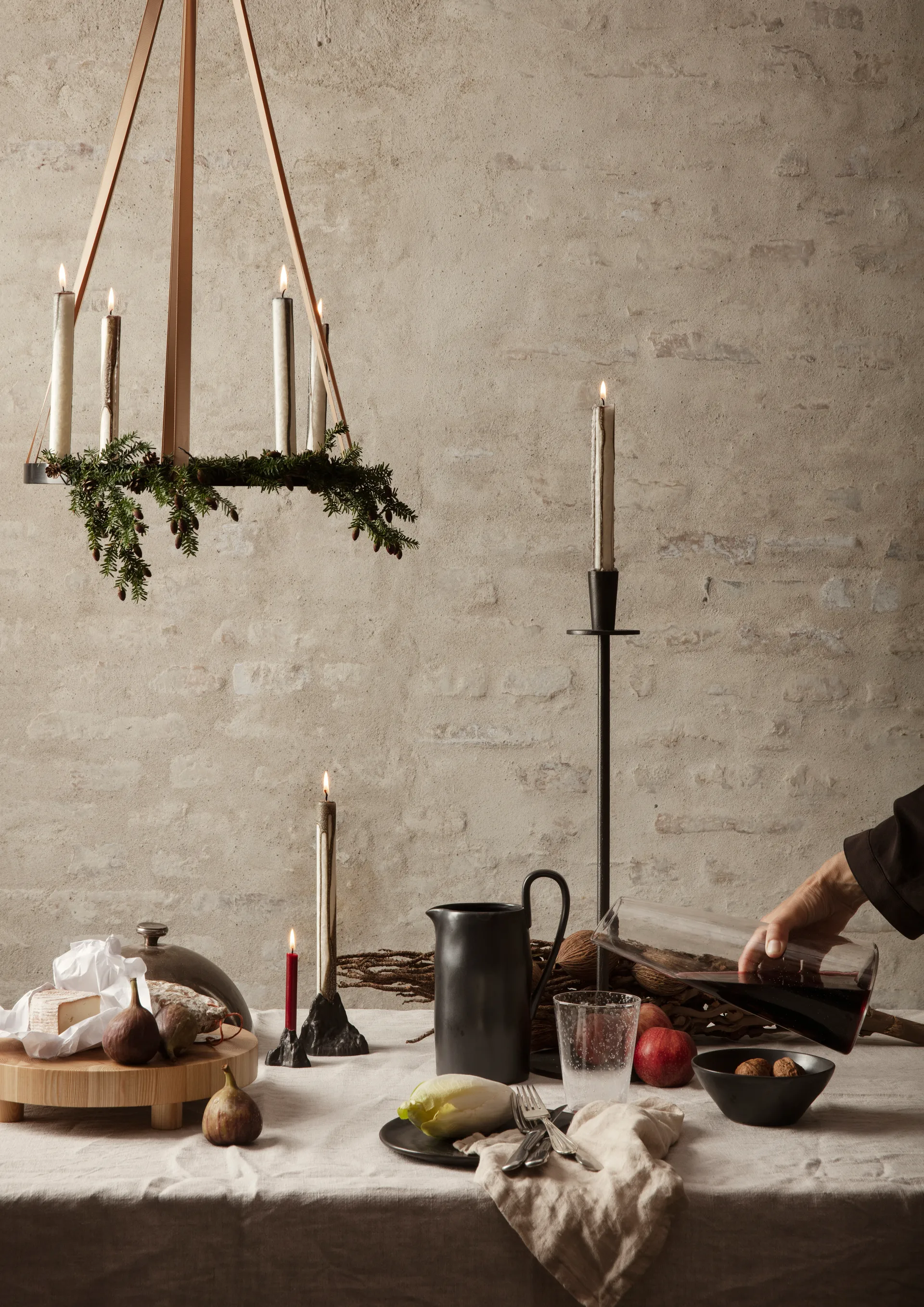 2 Servilletas de lino Ferm Living, Natural Ferm Living