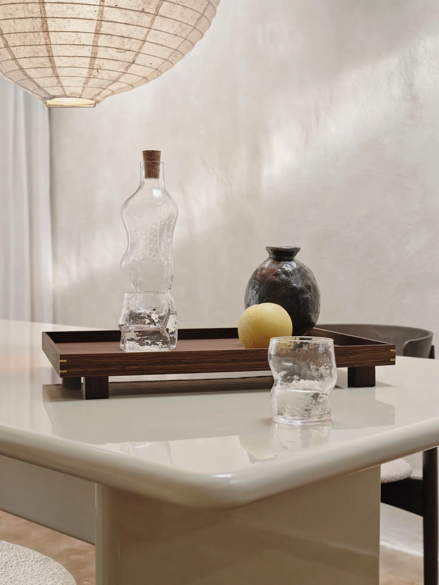 2 Vasos Dimple 27 cl, Clear Ferm Living