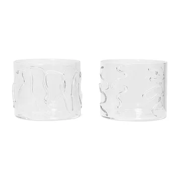 2 Vasos Doodle low - 20 cl - Ferm Living