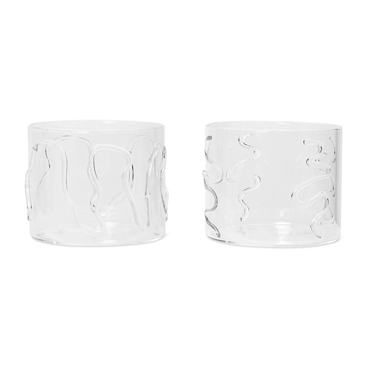 2 Vasos Doodle low - 20 cl - ferm LIVING