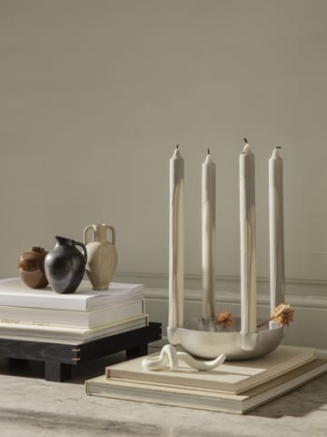 2 Velas Dryp - Warm Grey - Ferm Living