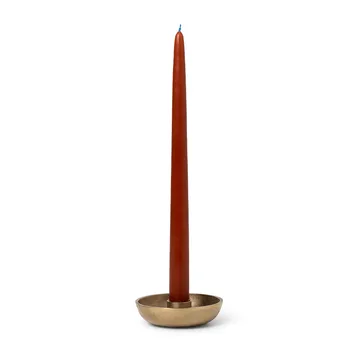 2 Velas hechas a mano dipped candles 30 cm - Rust - Ferm Living