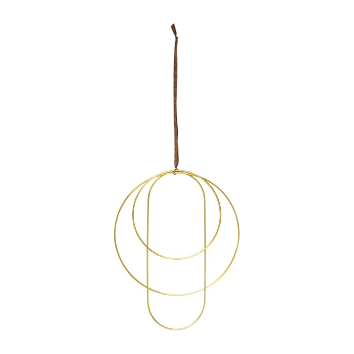 3 Anillos de decoración Deco, latón Ferm Living