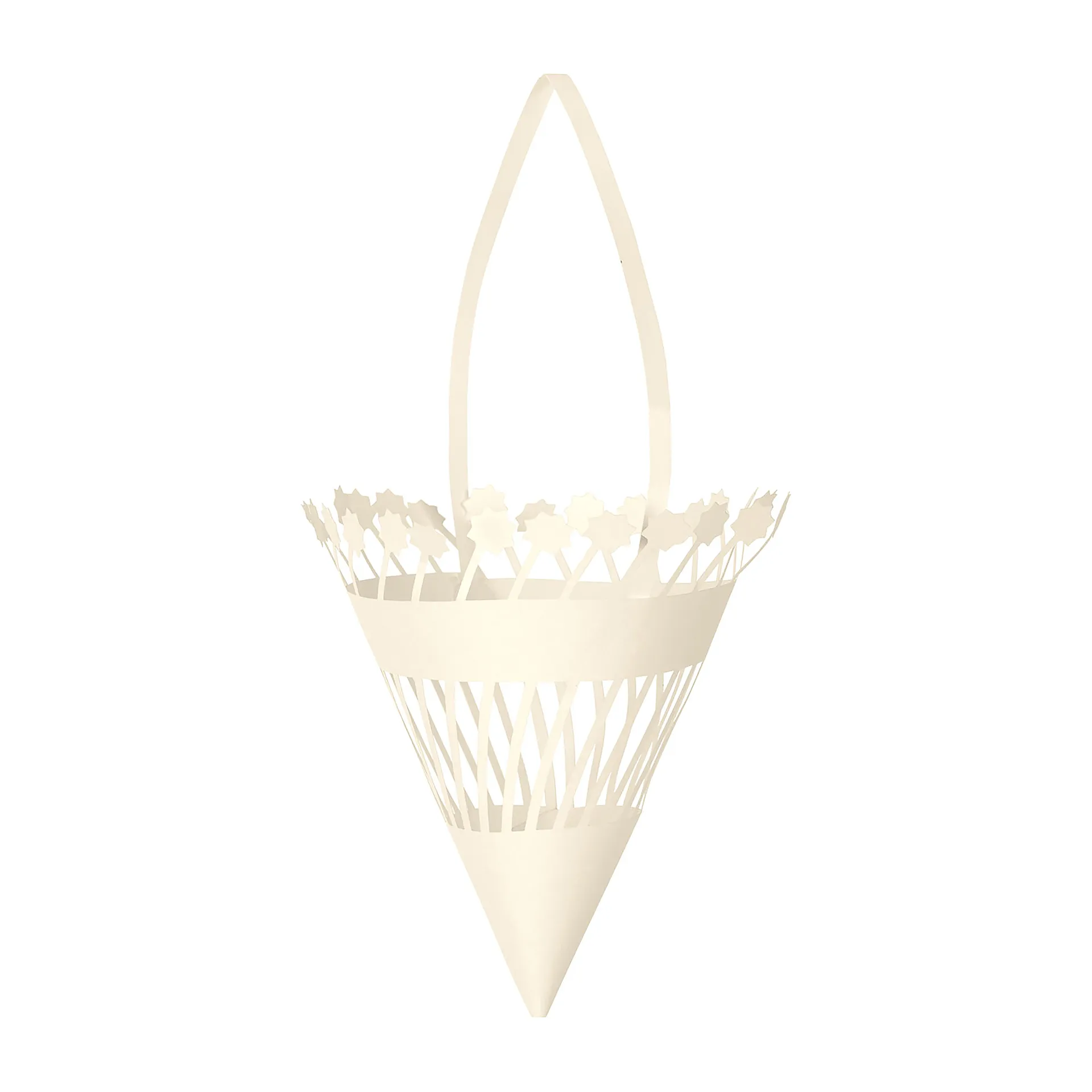 3 Colgantes de navidad conos Ø10cm, Off-white Ferm Living