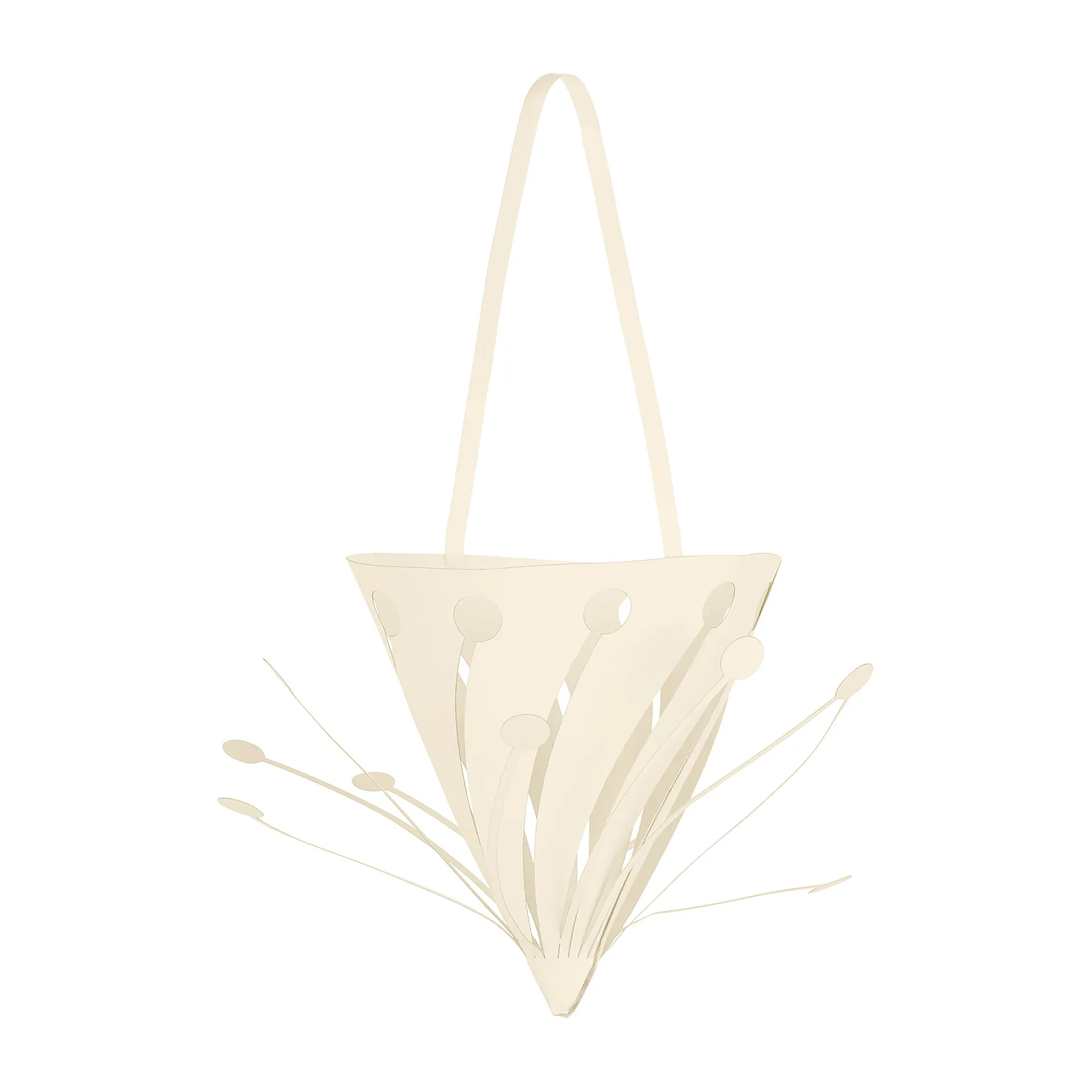 3 Colgantes de navidad conos Ø10cm, Off-white Ferm Living