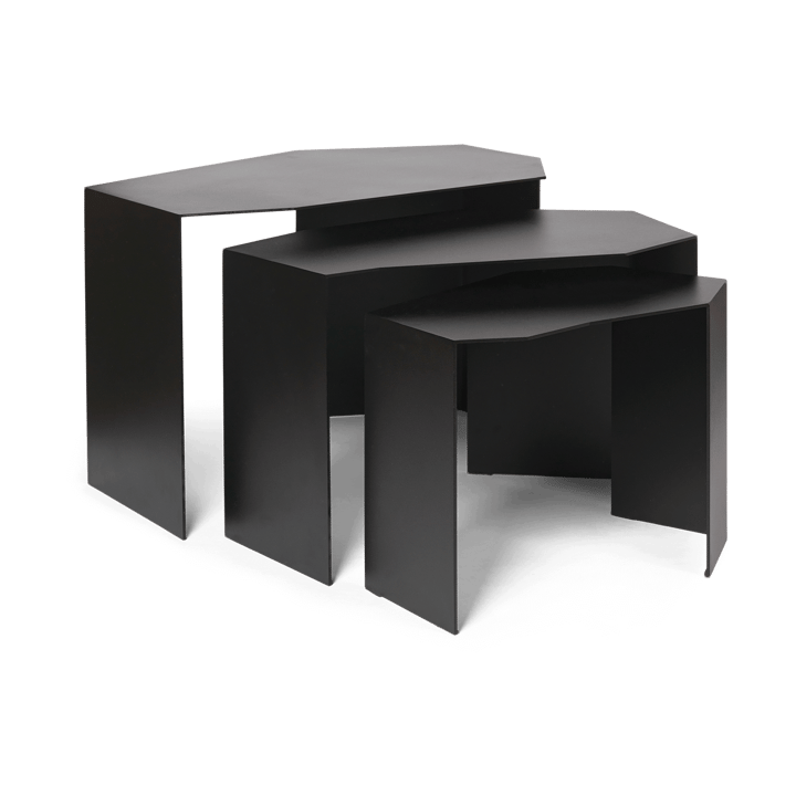 3 Mesas Shard cluster - Black - Ferm Living