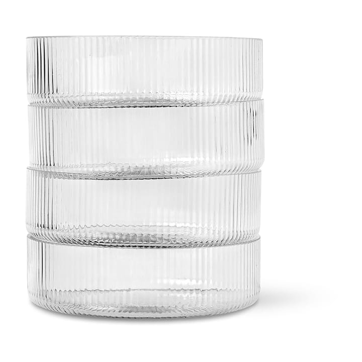 4 Boles para desayuno Ripple - clear - ferm LIVING