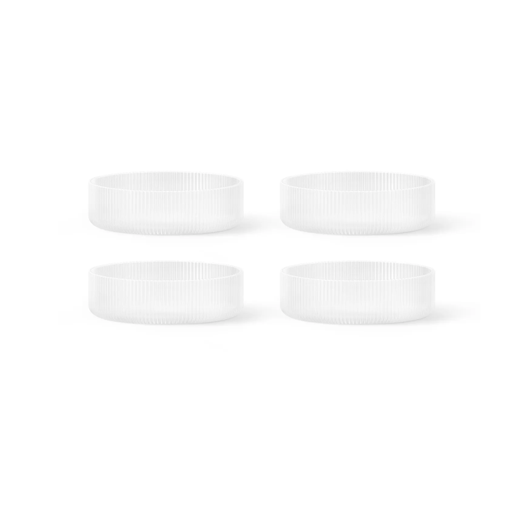 4 Boles para desayuno Ripple, Frosted Ferm Living