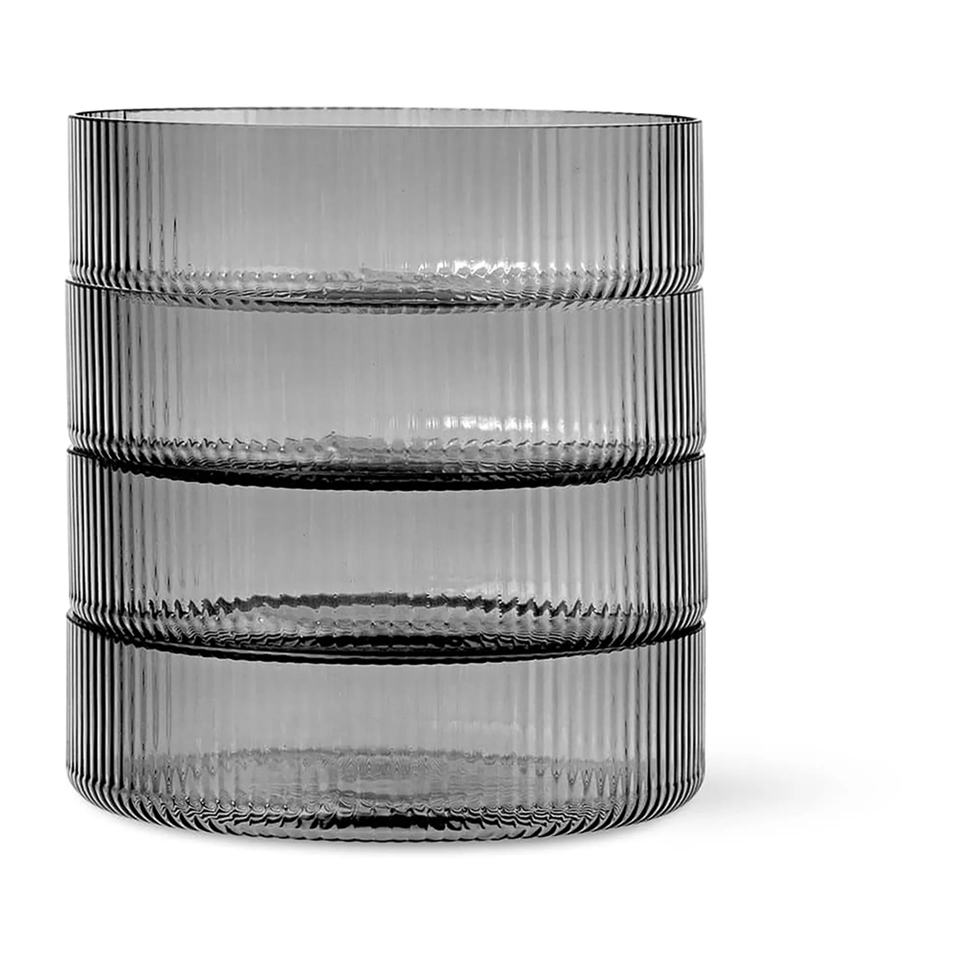 4 Boles para desayuno Ripple, humod grey Ferm Living