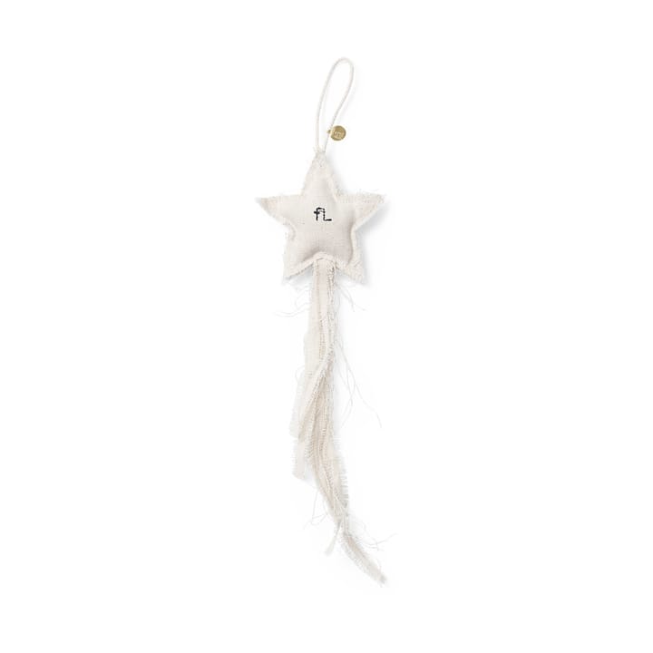 4 Colgantes de árbol de Navidad Vela Star Ornaments, Natural Ferm Living
