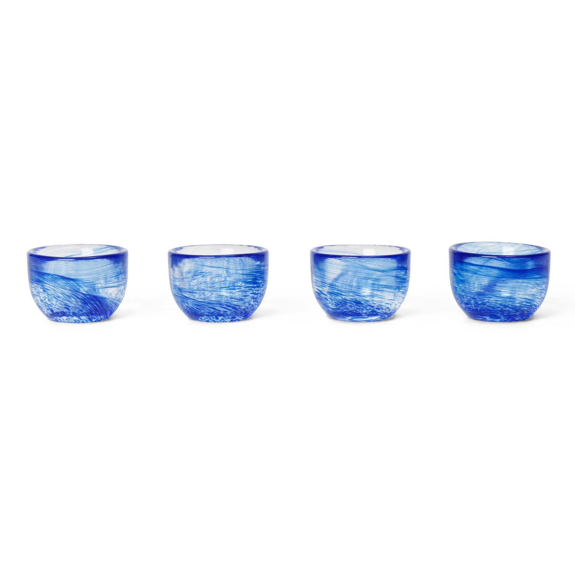 4 Hueveras Tinta Ø4,8 cm, Blue Ferm Living