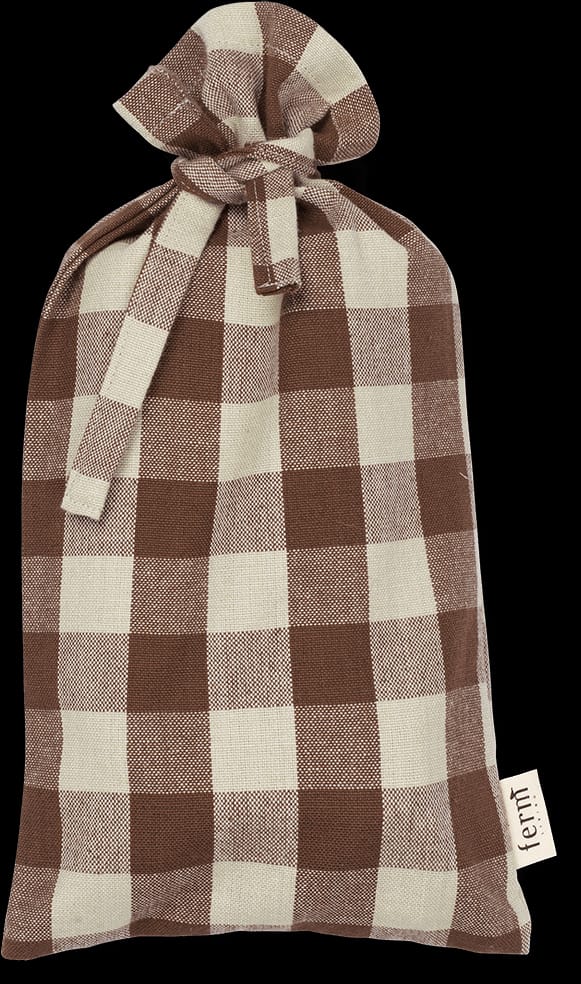 4 Servilletas de algodón Bothy Check bomullsservett 40x40 cm, Cinnamon-grey green Ferm Living