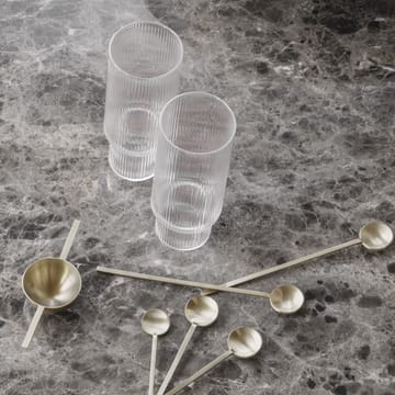 4 Vasos altos Ripple - transparente - Ferm Living