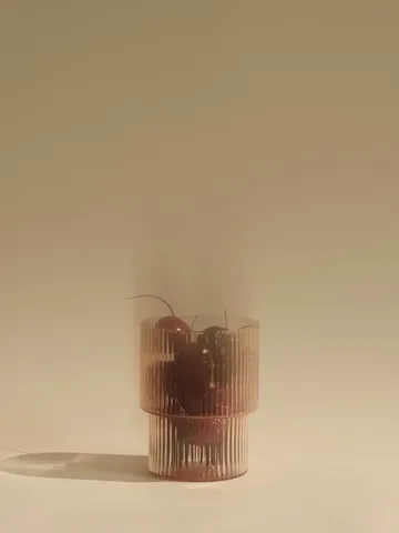 4 Vasos Ripple - Blush - Ferm Living