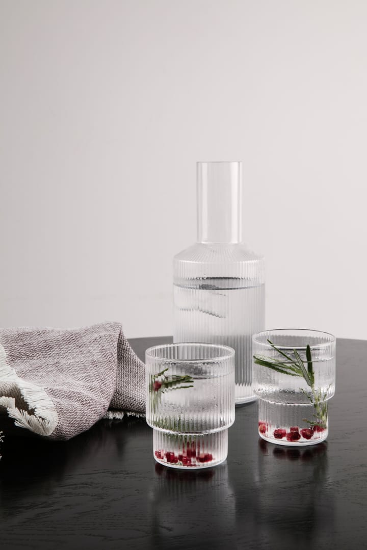 4 Vasos Ripple - transparente - ferm LIVING