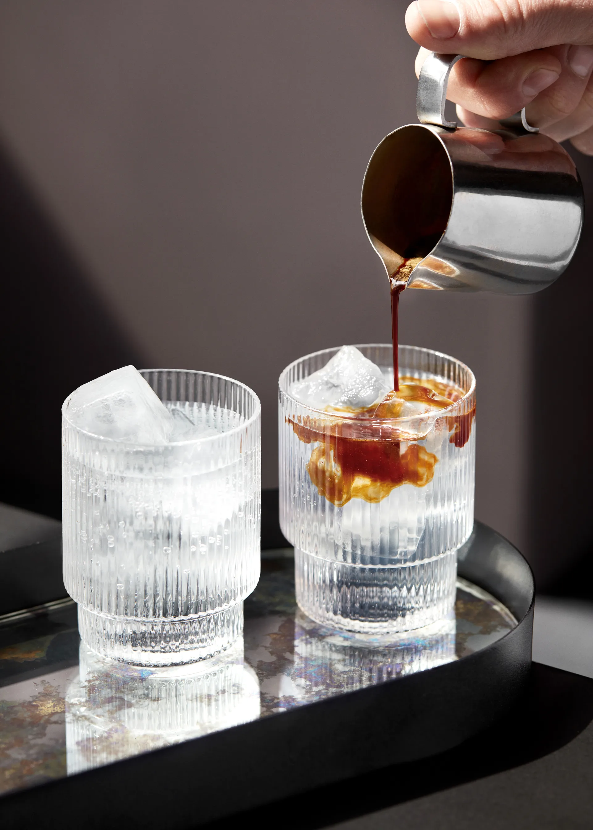 4 Vasos Ripple, transparente Ferm Living