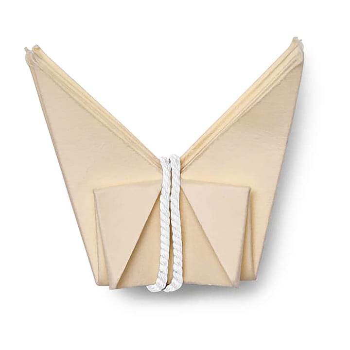 Adorno navideño estrella de papel Amanda 3 unidades, blanco roto Ferm Living