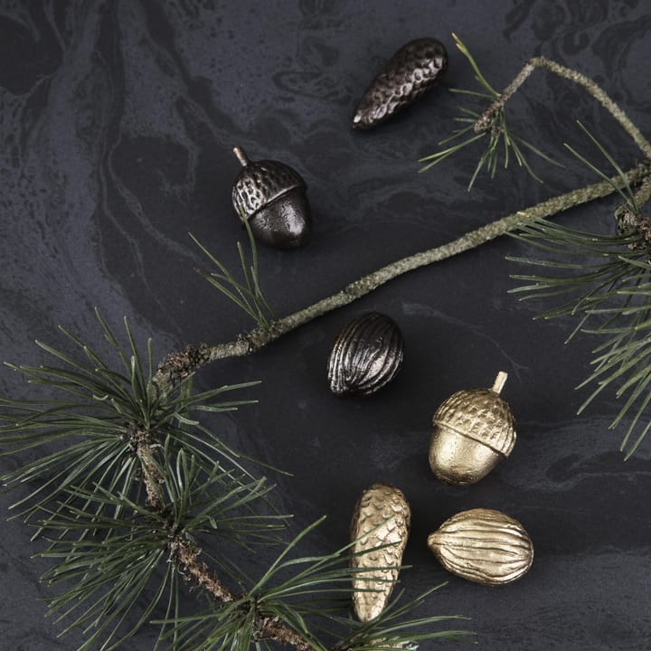 Adornos Navidad Winterland, latón Ferm Living