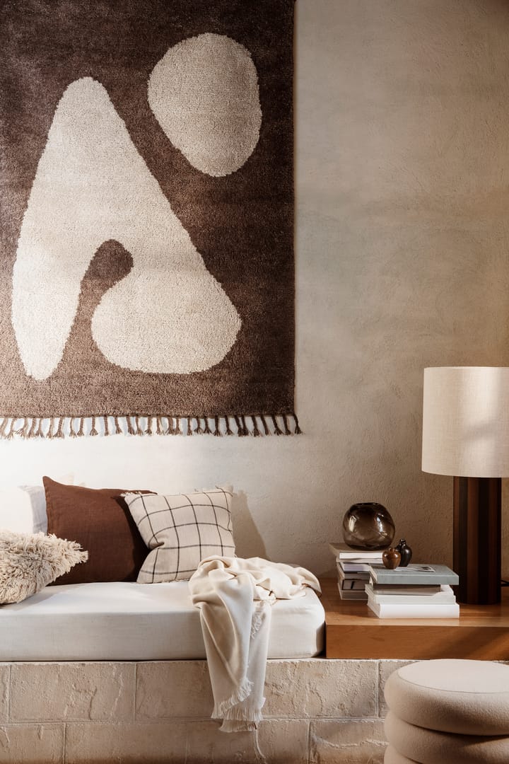 Alfombra Abstract brown-off-white, 120x180 cm Ferm Living