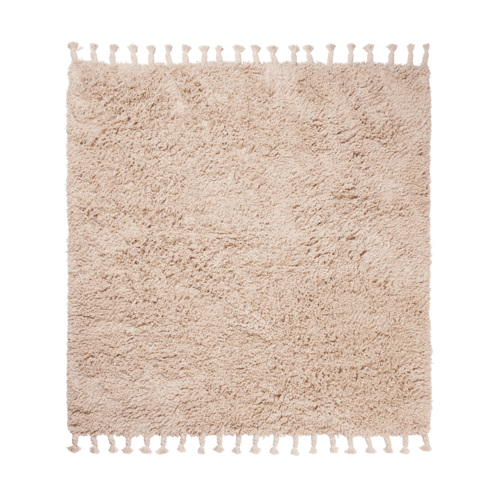 Alfombra Amass long pile 140x140 cm - Off-white - Ferm Living