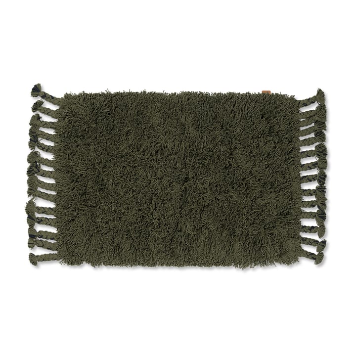 Alfombra Amass long pile 70x50 cm - Olive - Ferm LIVING