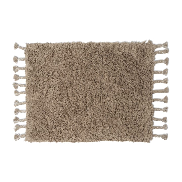 Alfombra Amass long pile 70x50 cm - White Pepper - ferm LIVING