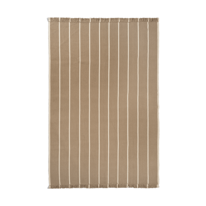 Alfombra Calm kelim - Dark Sand, Off-white, 200x300 cm - Ferm LIVING