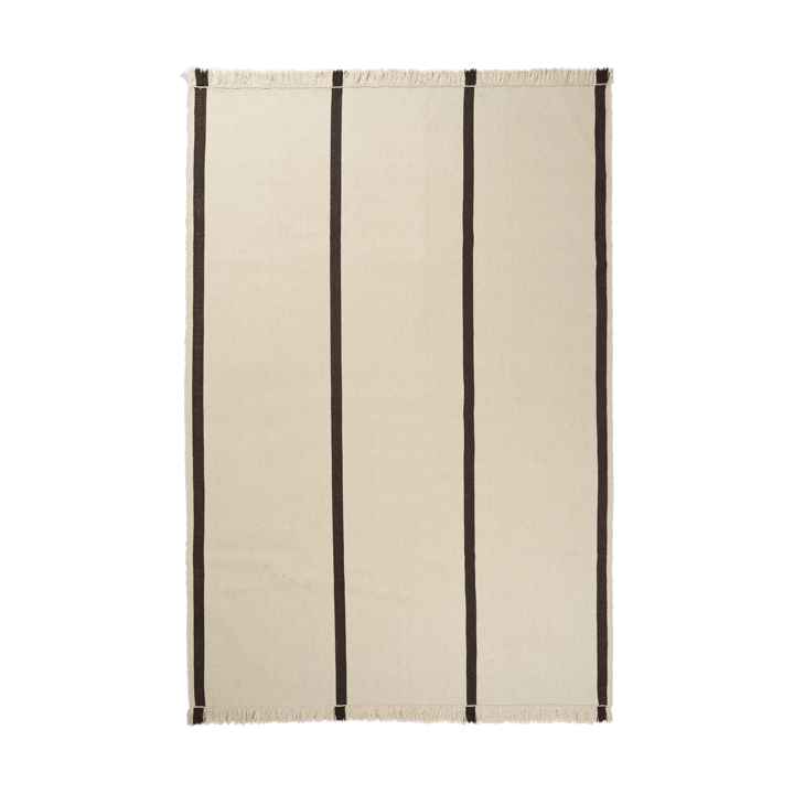 Alfombra Calm kelim - Off-white, Coffee, 200x300 cm - Ferm Living