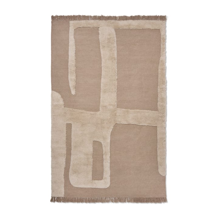 Alfombra de lana Alley L 160x250 cm, Natural Ferm Living