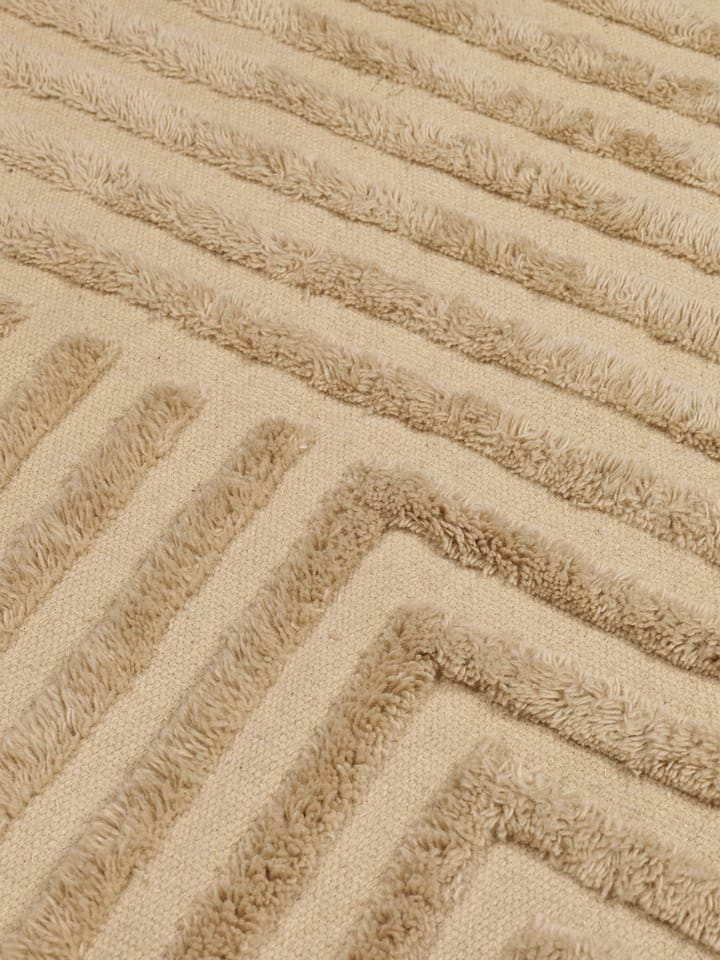 Alfombra de lana Crease 160x250 cm - Light Sand - ferm LIVING