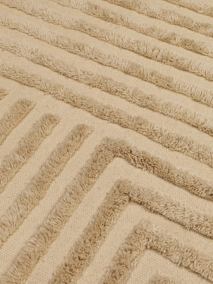 Alfombra de lana Crease 160x250 cm, Light Sand Ferm Living