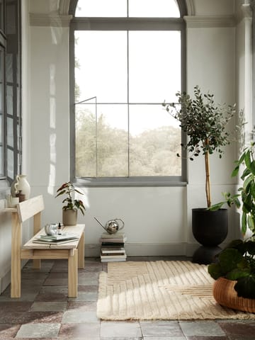 Alfombra de lana Crease 160x250 cm - Light Sand - Ferm Living
