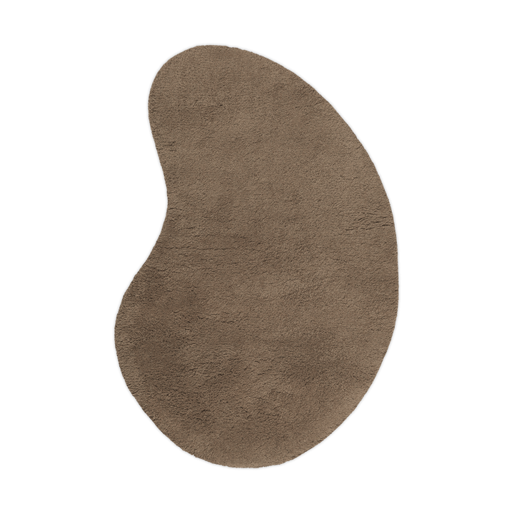 Alfombra de lana Forma 103x155 cm - Marrón ceniza - Ferm Living
