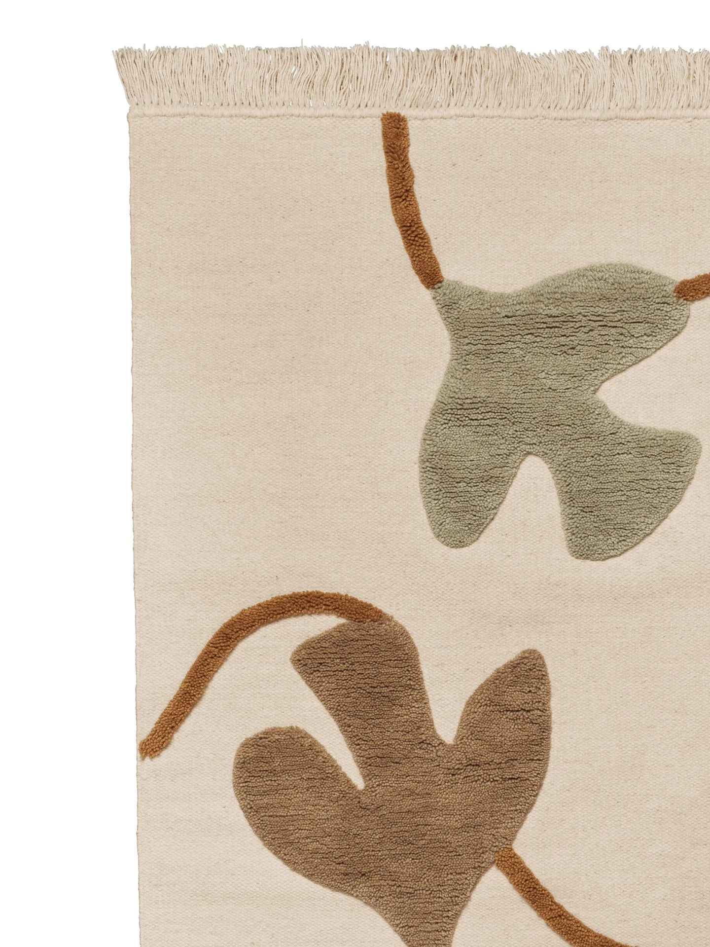 Alfombra de lana Swif bird 140x200 cm, Multi Ferm Living