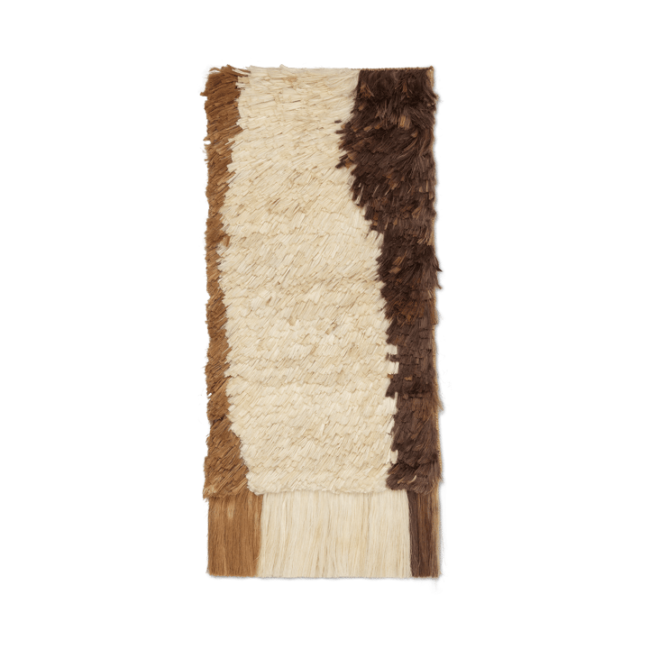 Alfombra de pared Edge Wall Rug 50x110 cm - Blanco roto - Café - ferm LIVING