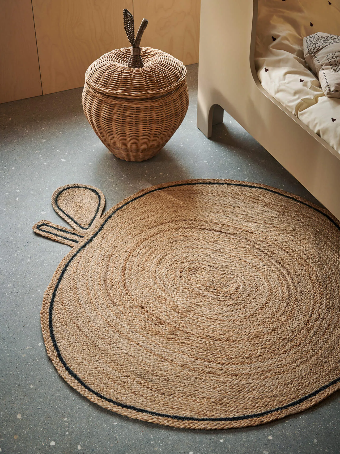 Alfombra de yute braided Apple, Natural Ferm Living