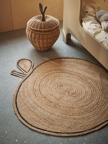 Alfombra de yute braided Apple - Natural - Ferm Living