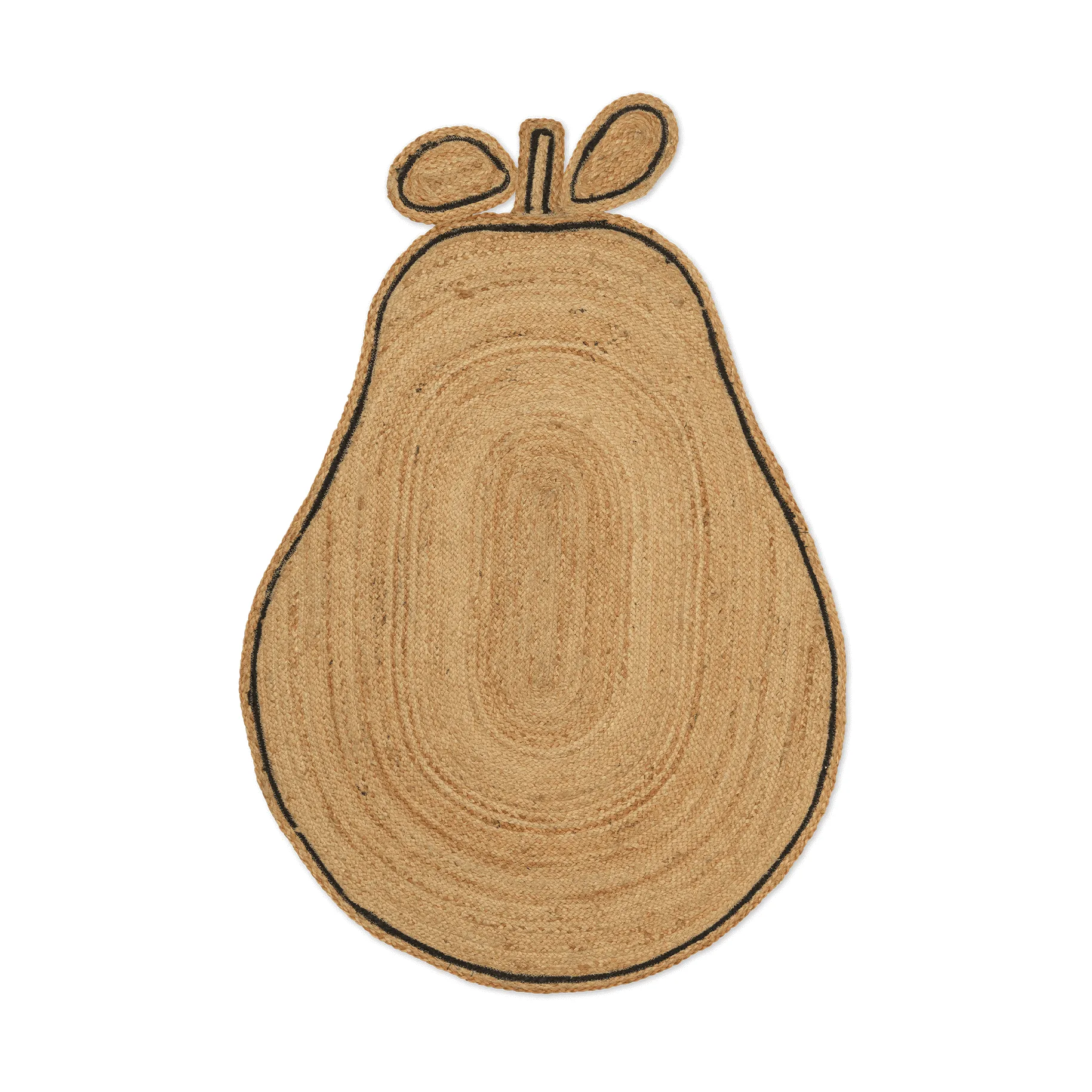 Alfombra de yute braided Pear, Natural Ferm Living
