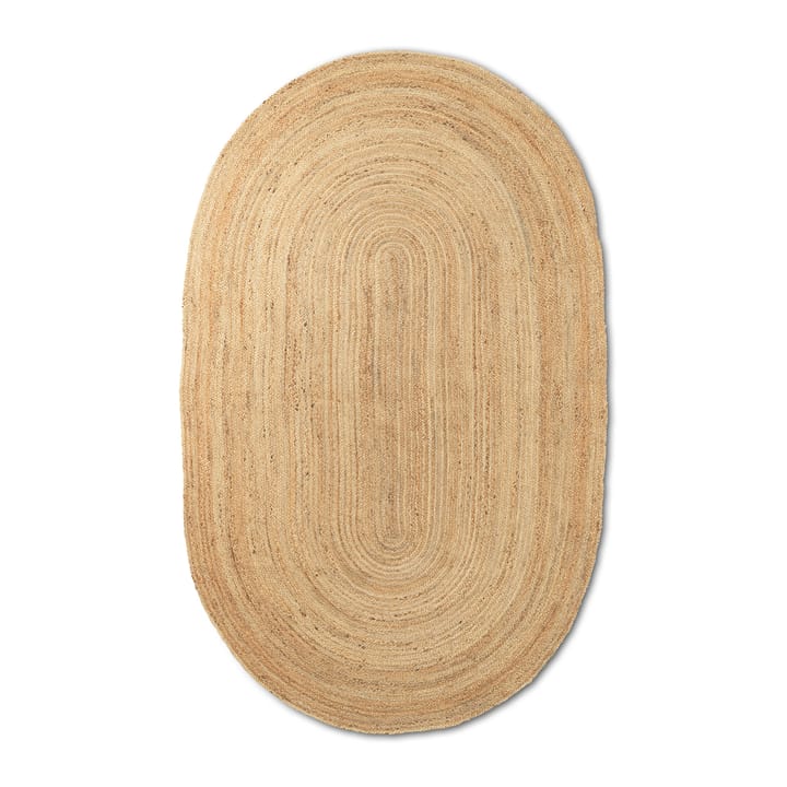 Alfombra de yute ovalada Eternal small - Natural - Ferm Living